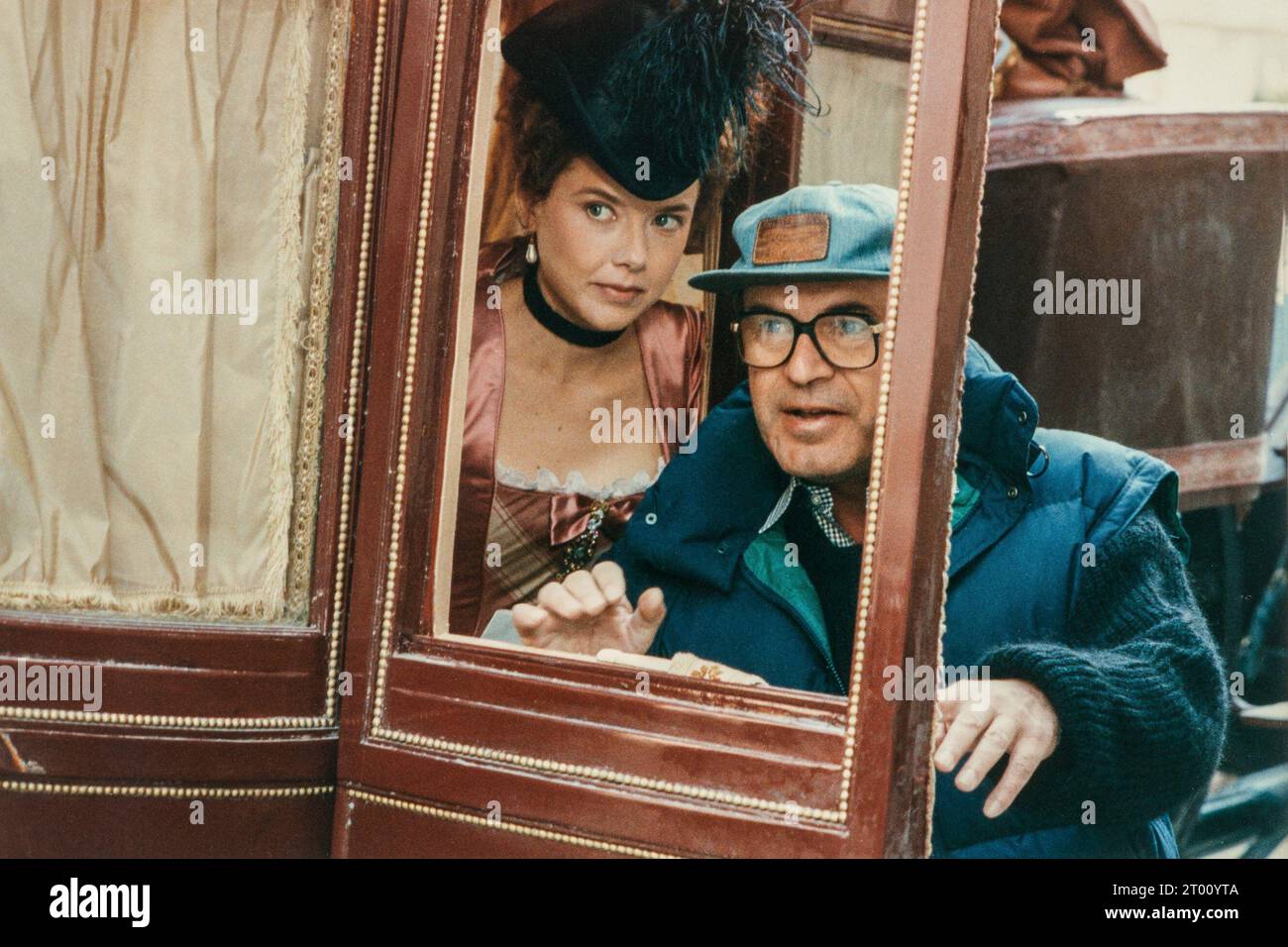 Valmont anno : 1989 Stati Uniti / Francia Direttore : Milos Forman Meg Tilly, Milos Forman foto di ripresa basata sul romanzo les Liaisons dangereuses di Choderlos de Laclos Foto Stock