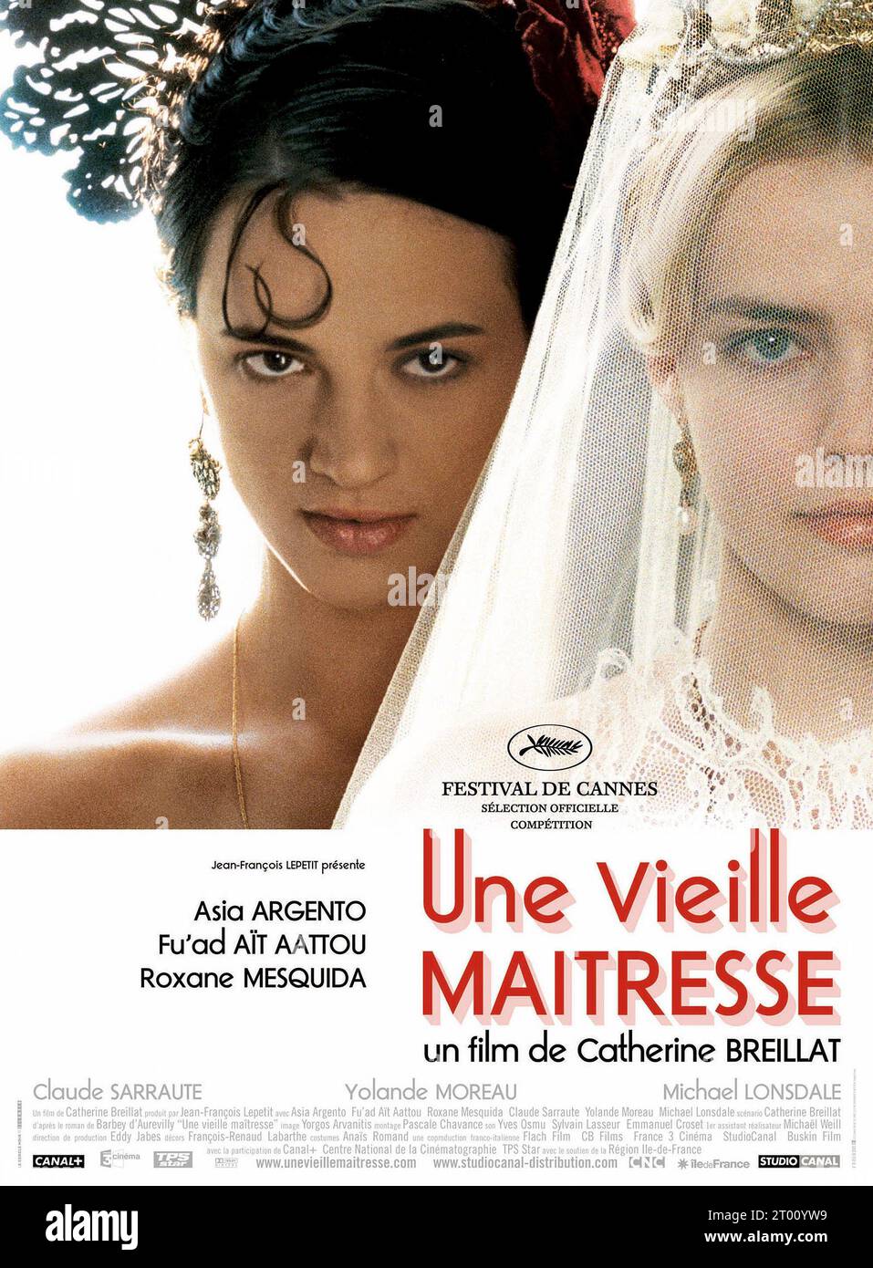 Une vieille maîtresse anno: 2007 - Francia Asia Argento, Roxane Mesquida Direttore: Catherine Breillat poster francese Foto Stock