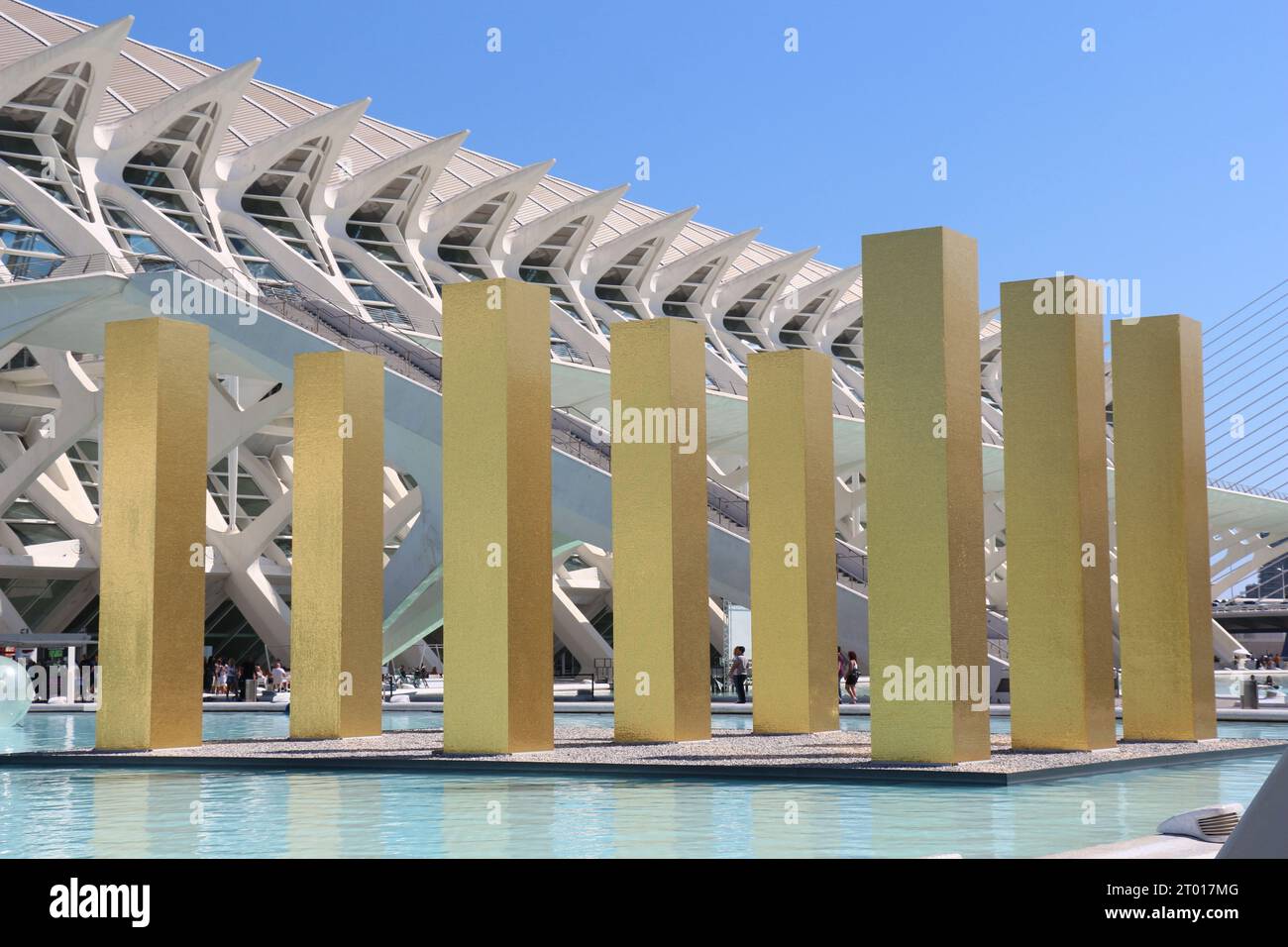 Esplora le meraviglie della scienza al Museu de les Ciències Príncipe Felipe di Valencia, dove la curiosità incontra l'innovazione Foto Stock