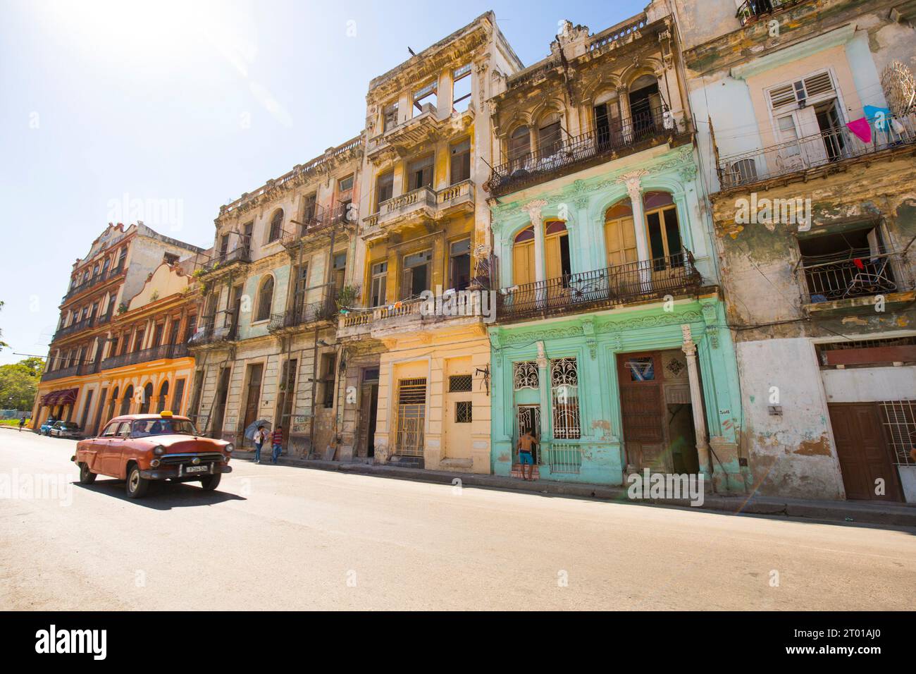 UN GIORNO A L'AVANA CUBA Foto Stock