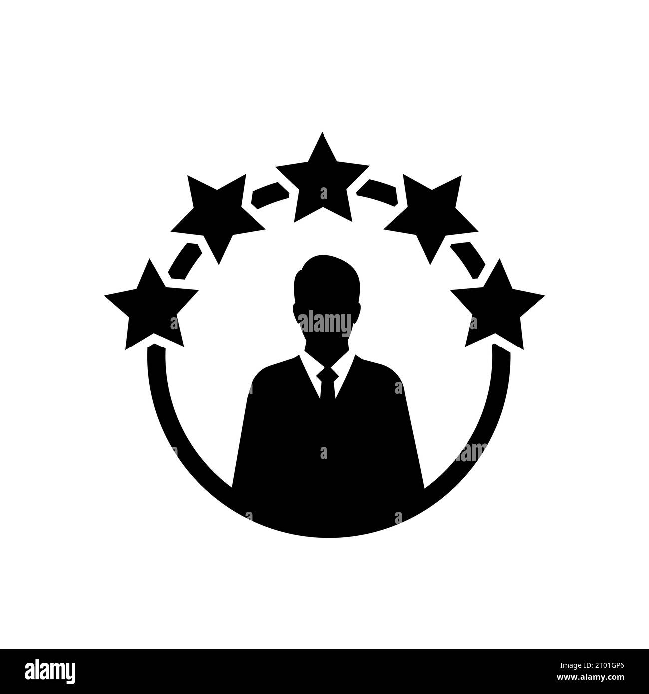 Icona feedback valutazione client business - vettore Illustrazione Vettoriale