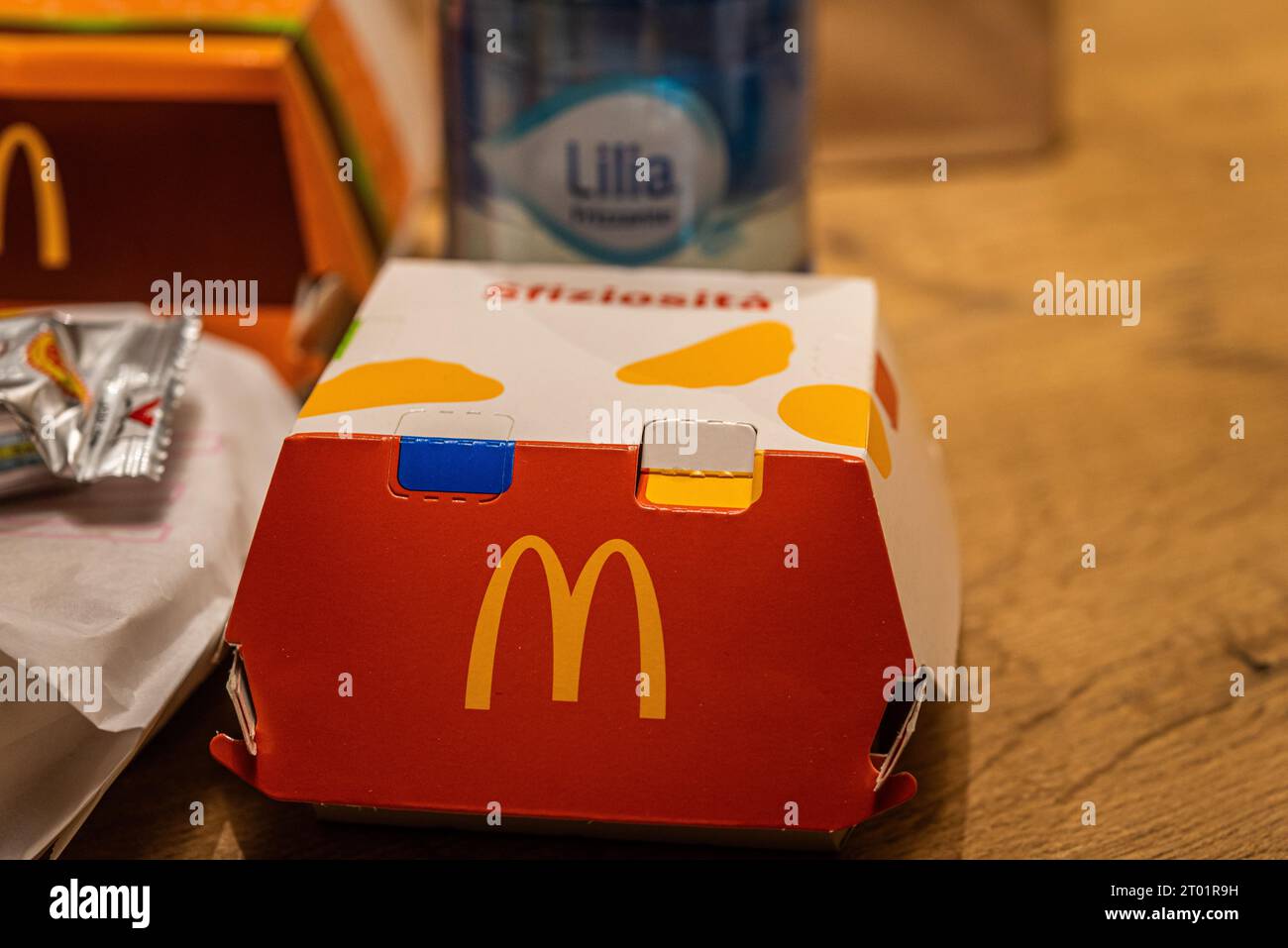 21 gennaio 2023 a Roma, Italia: MacDonalds Meal of American Fast Food Foto Stock