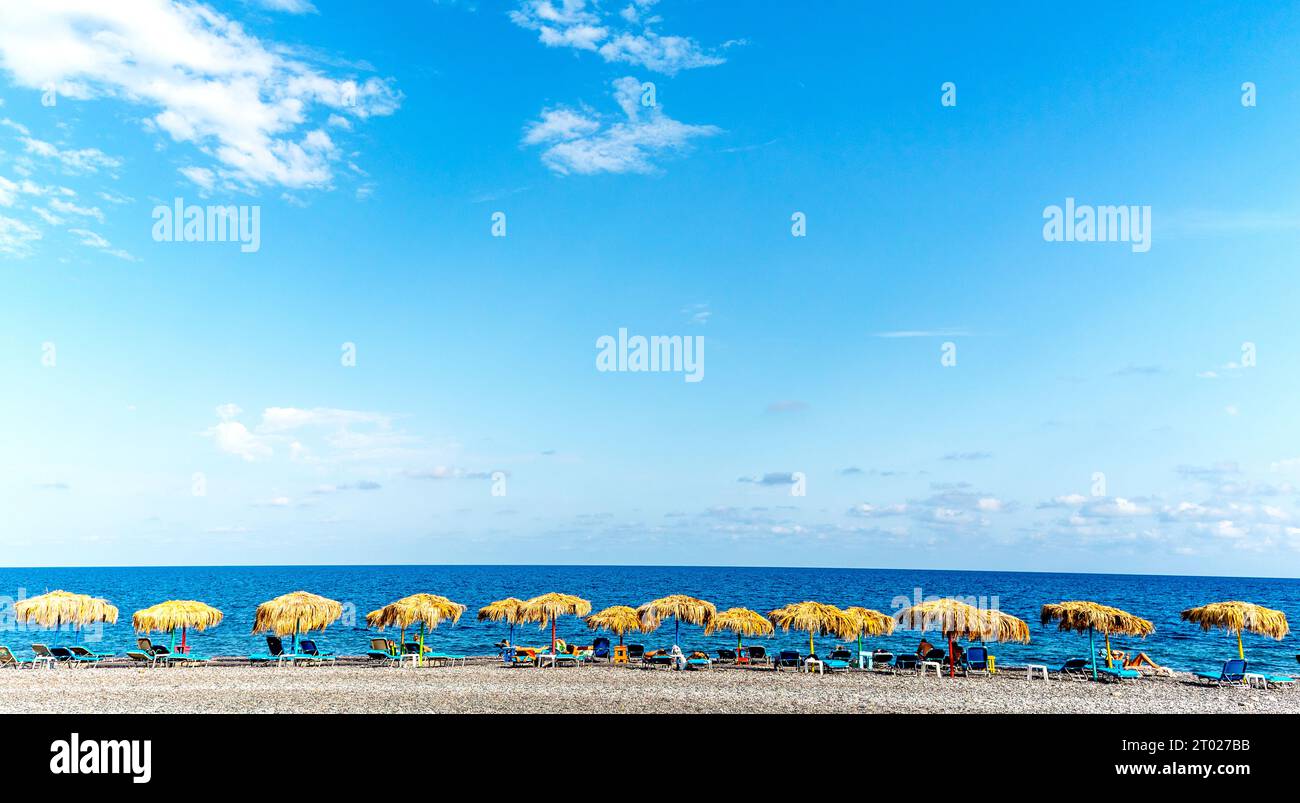 Mojito Beach Lindos Rodi Grecia Foto Stock