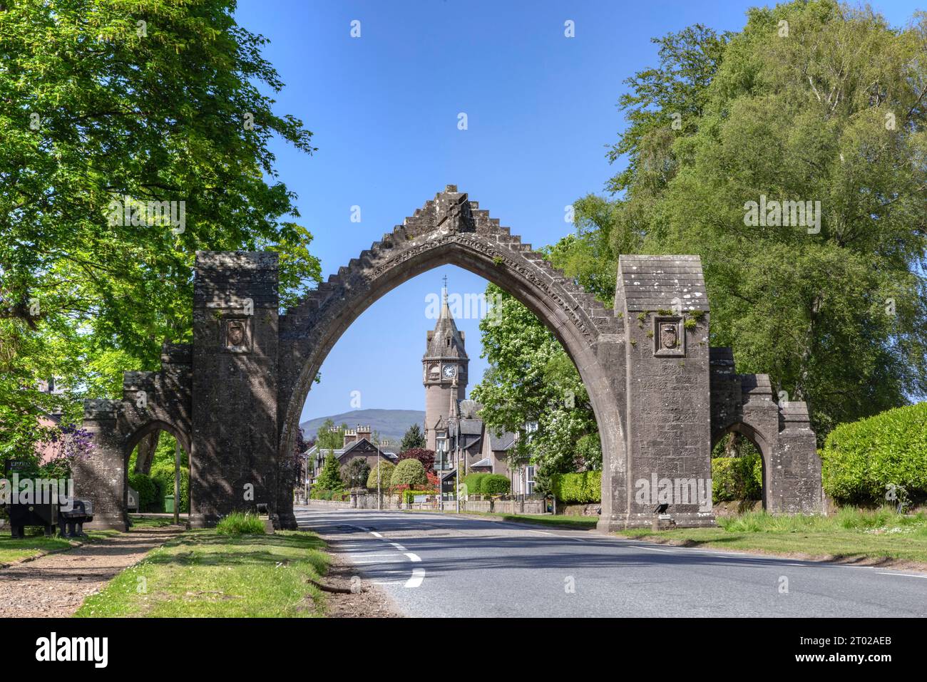 Dalhousie Arch a Edzell, contea di Angus in Scozia. Foto Stock