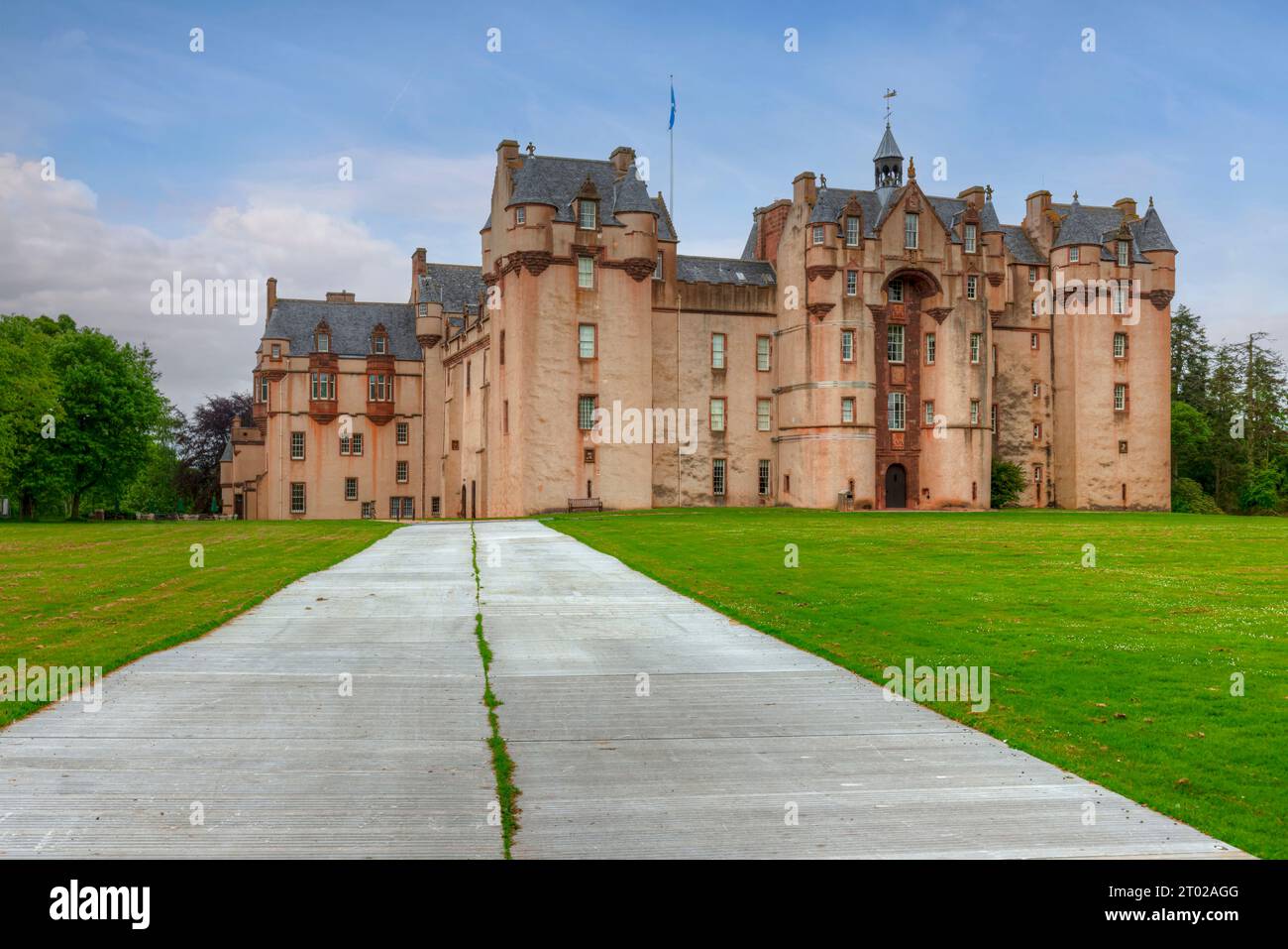 Fyvie Castle nell'Aberdeenshire, Scozia. Foto Stock