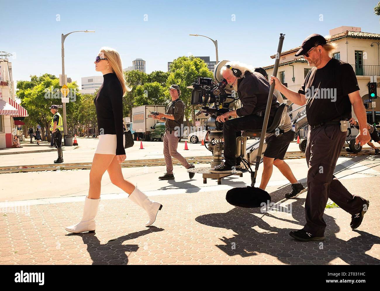 C'ERA UNA VOLTA ... A HOLLYWOOD 2019 Sony Pictures rilascia film con Margot Robbie Foto Stock