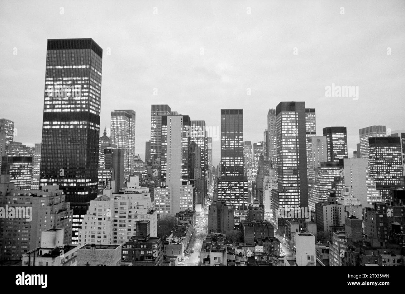 New York City nel 1975 Foto Stock