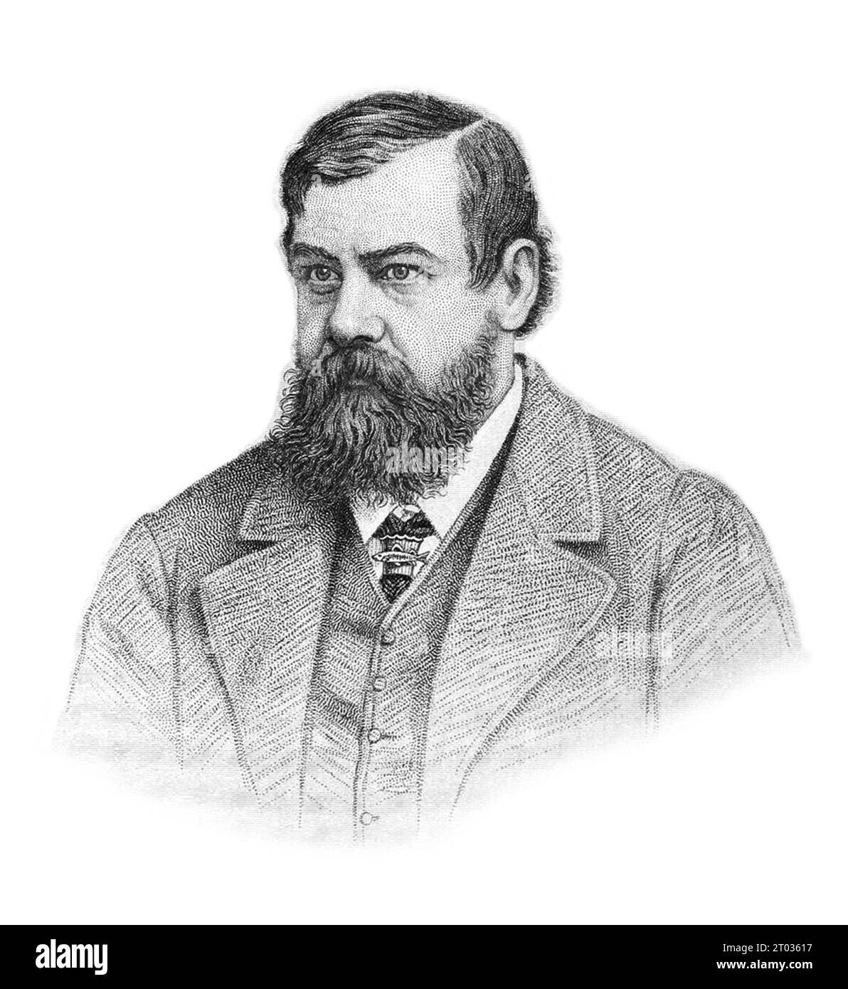 Frank Buckland, Francis Trevelyan Buckland (1826 – 1880), chirurgo inglese, zoologo, autore e storico. Foto Stock