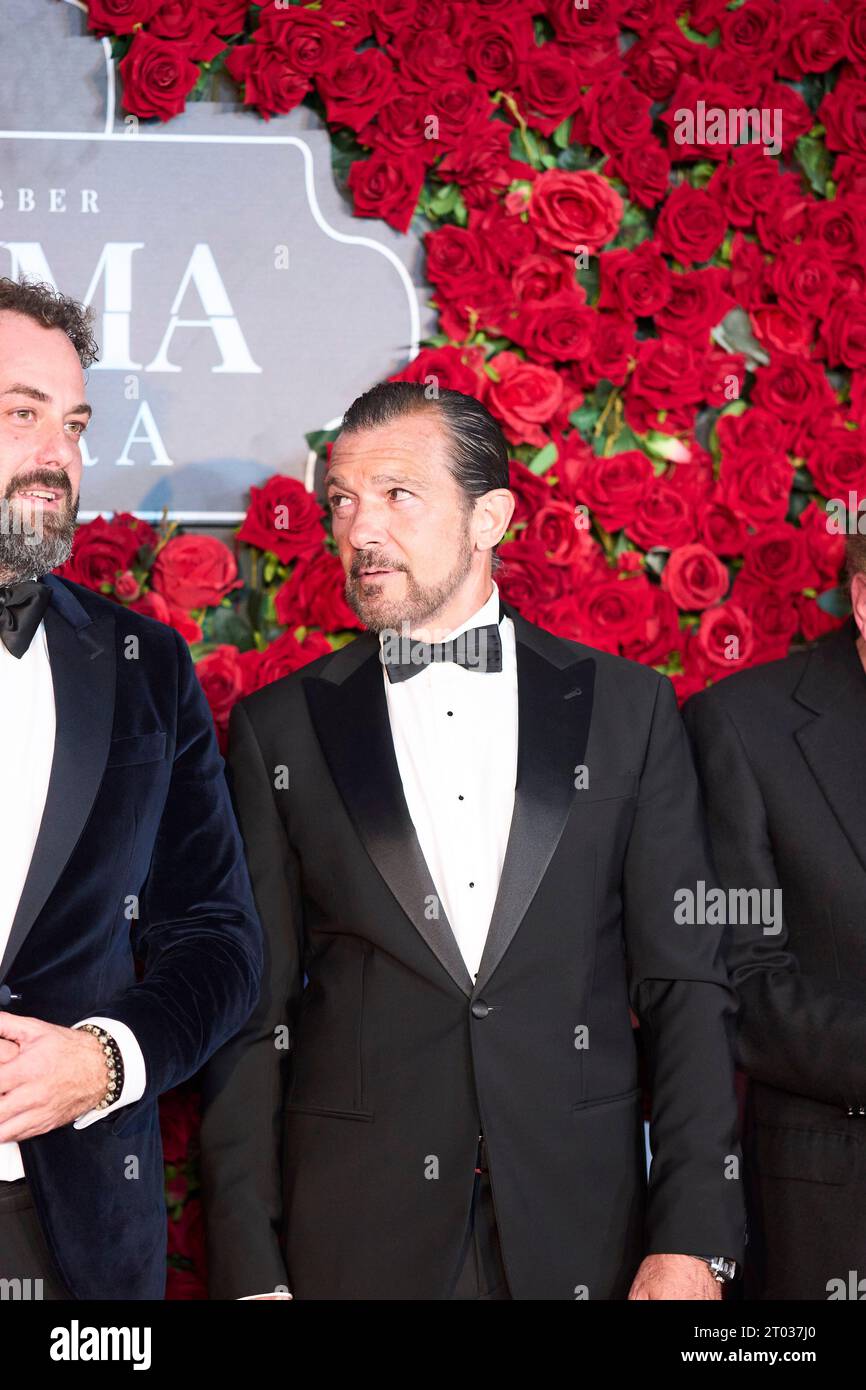 3 ottobre 2023, Madrid, Madrid, Spagna: Antonio Banderas partecipa a "The Phantom of the Opera" Premiere al Teatro Albeniz il 3 ottobre 2023 a Madrid, Spagna (Credit Image: © Jack Abuin/ZUMA Press Wire) SOLO USO EDITORIALE! Non per USO commerciale! Foto Stock