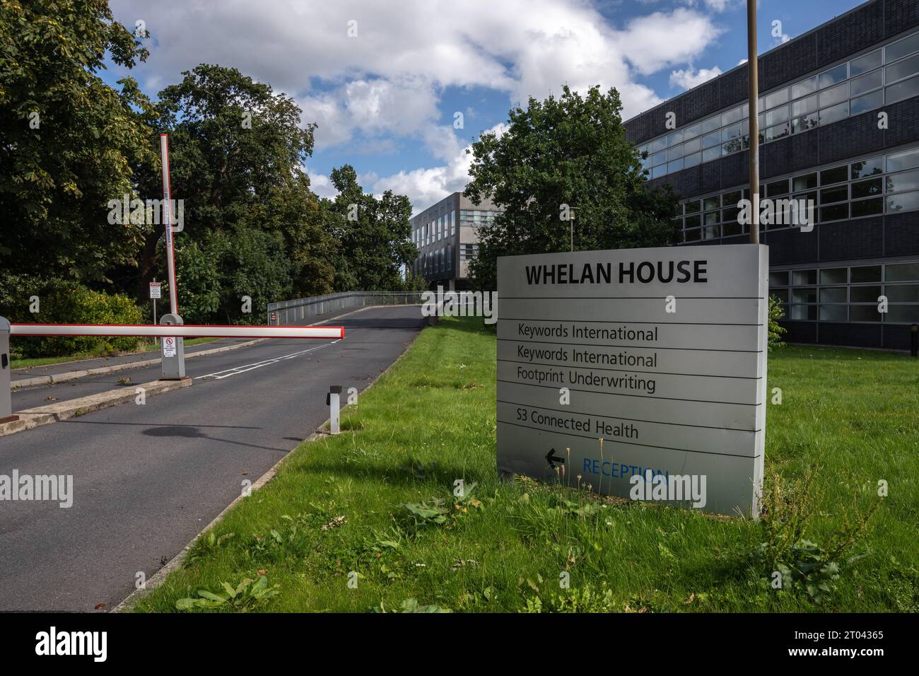 Dublino, Irlanda, 21 agosto 2023. Vista frontale della sede centrale di Keywords Studios a Dublino Foto Stock
