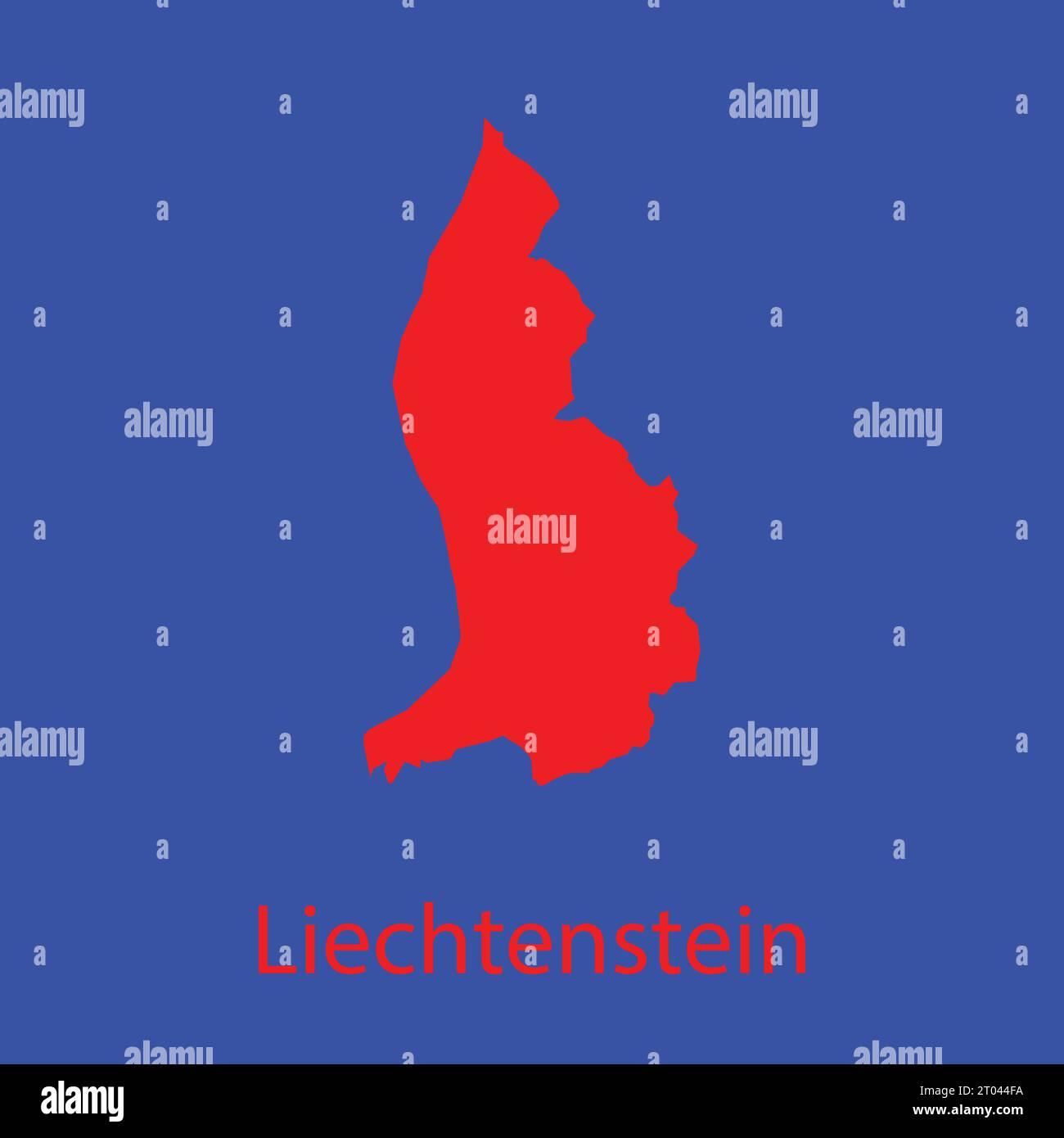 Icona mappa Liechtenstein disegno illustrativo vettoriale Illustrazione Vettoriale