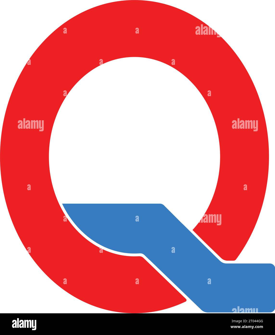 icona logo lettera q disegno illustrativo vettoriale Illustrazione Vettoriale