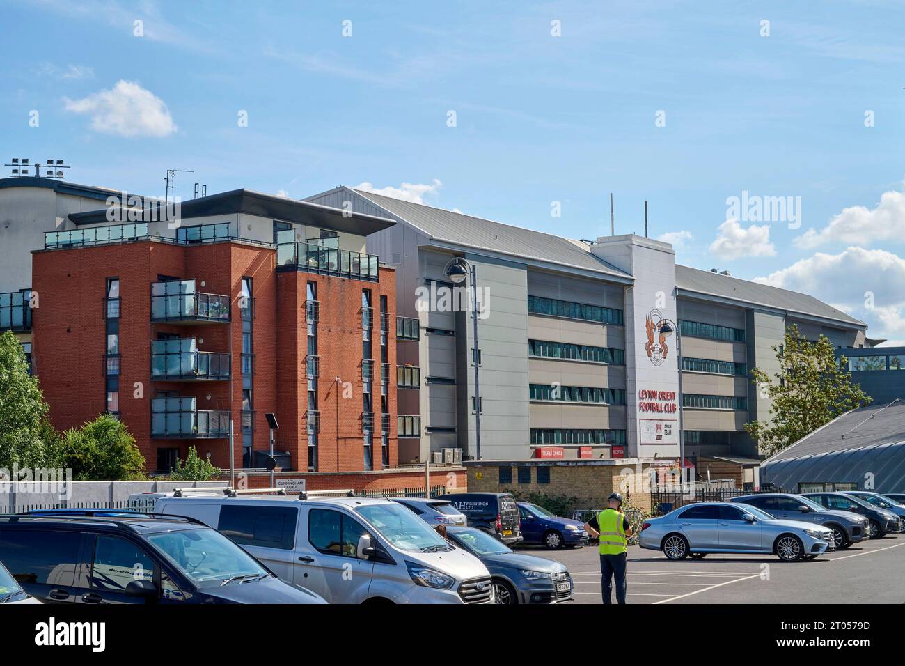 Leyton Orient football Ground, East London, Regno Unito Foto Stock
