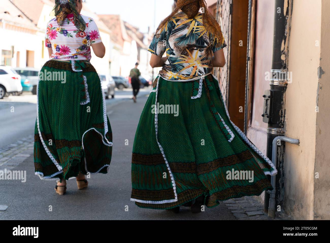 Donne rumene tradizionali Foto Stock