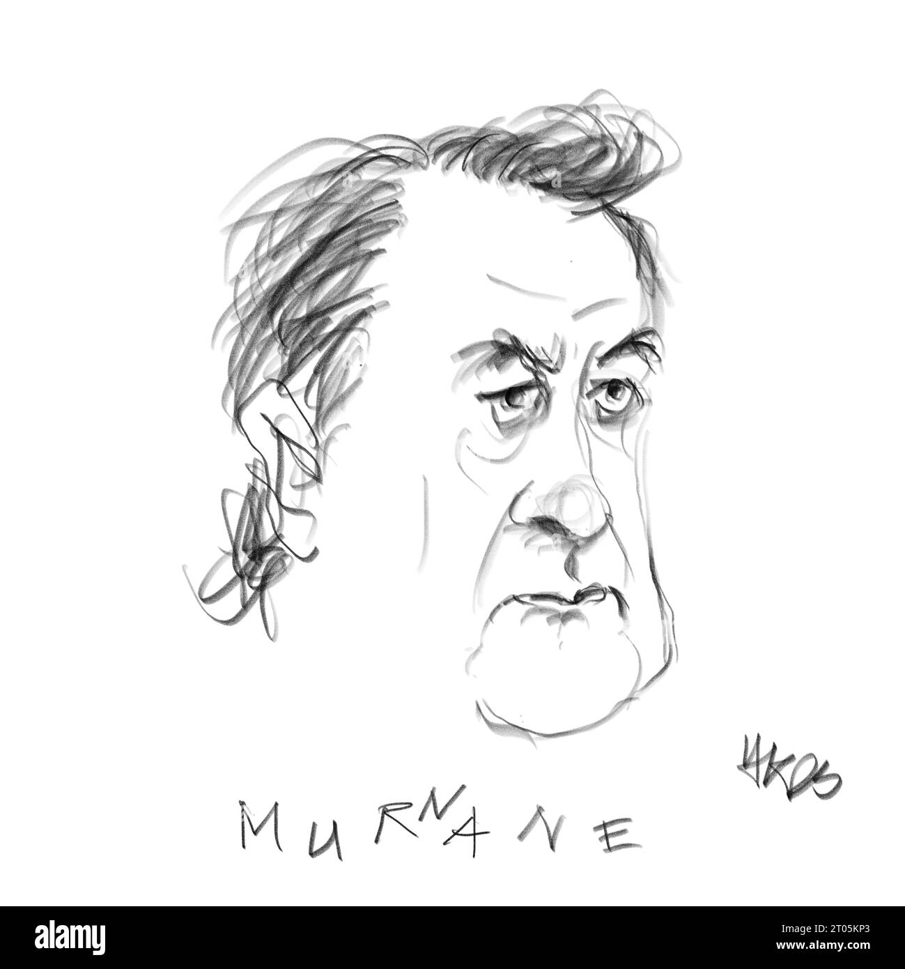 Ritratto dell'autore Gerald Murnane Foto Stock