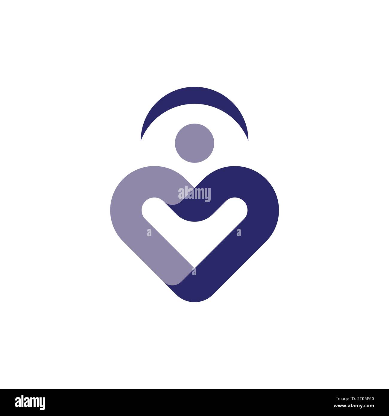 Fermata Logo, Wellness and Rehab Center Logo Illustrazione Vettoriale