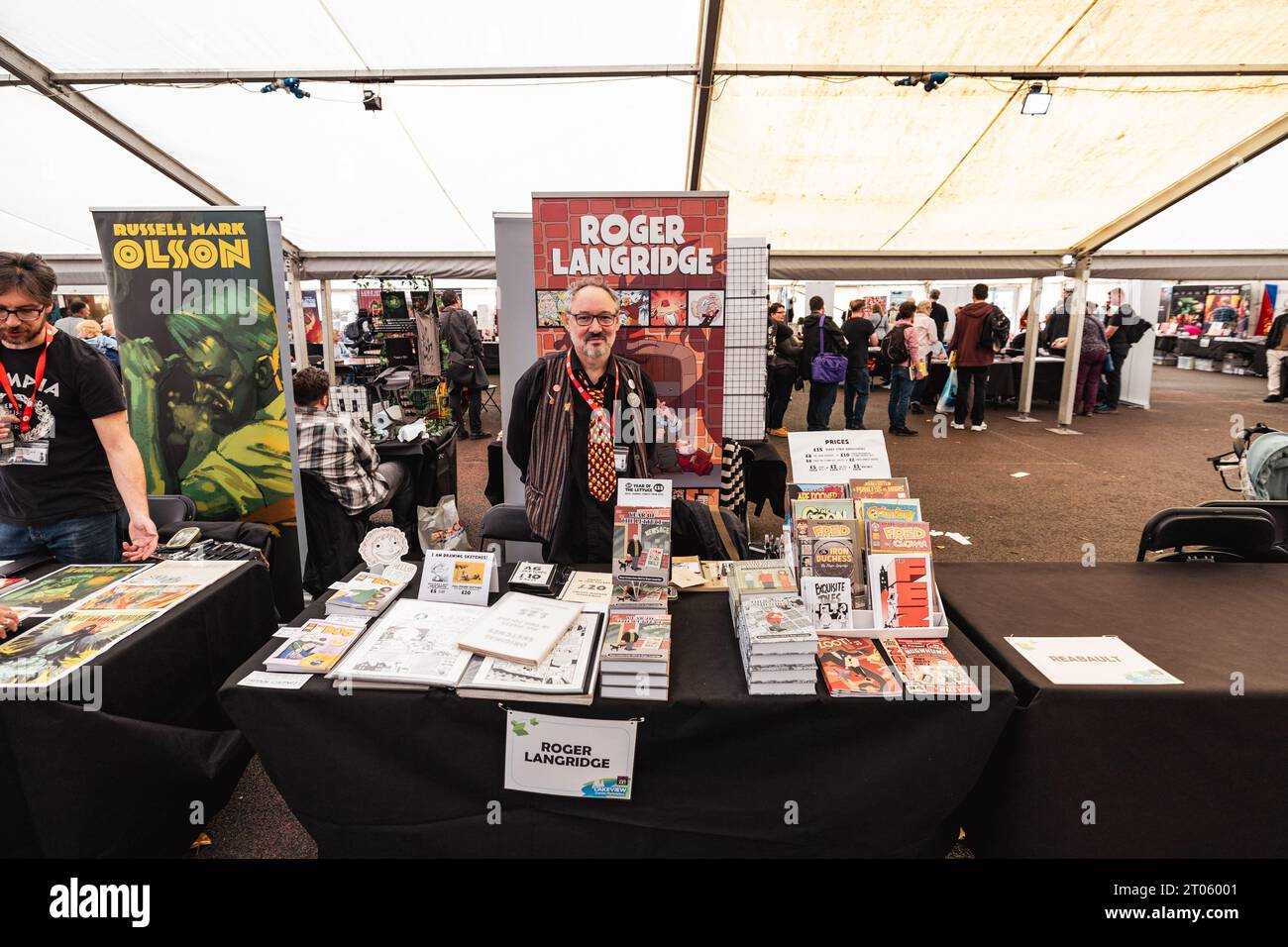 The Lakes International Comic Art Festival 29 settembre - 1 ottobre Bowness su Windermere Cumbria UK Lakeside Comics Marketplace Foto Stock