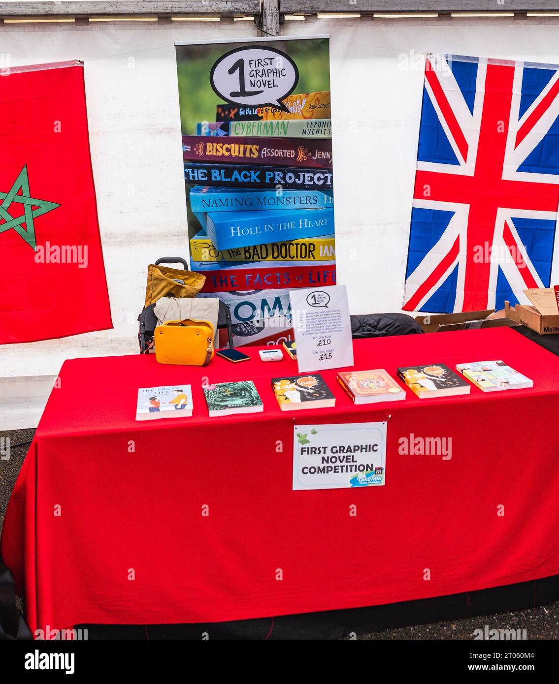 The Lakes International Comic Art Festival 29 settembre - 1 ottobre Bowness su Windermere Cumbria UK Lakeside Comics Marketplace Foto Stock