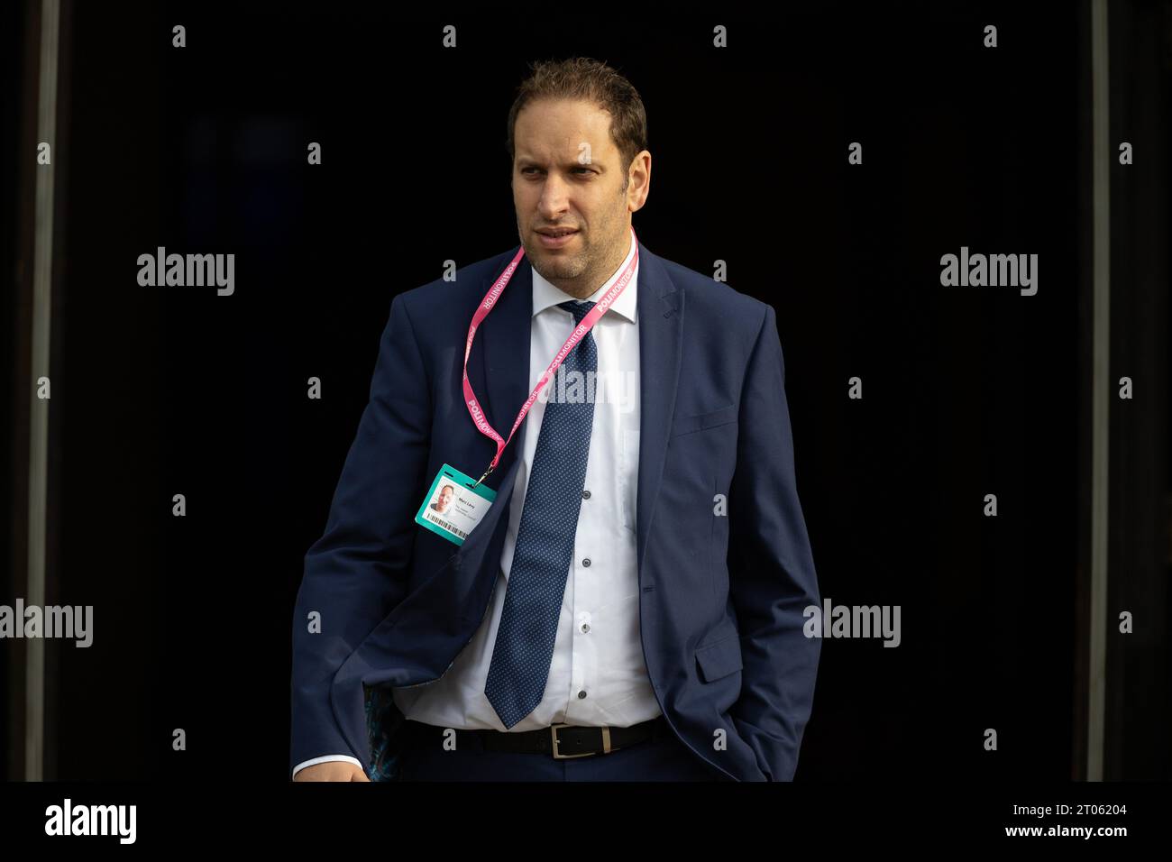 Marc Levy del Jewish Leadership Council nell'ultimo giorno della Conferenza del Partito Conservatore al Manchester Central Convention Complex, Manchester mercoledì 4 ottobre 2023. (Foto: Pat Scaasi | mi News) crediti: MI News & Sport /Alamy Live News Foto Stock