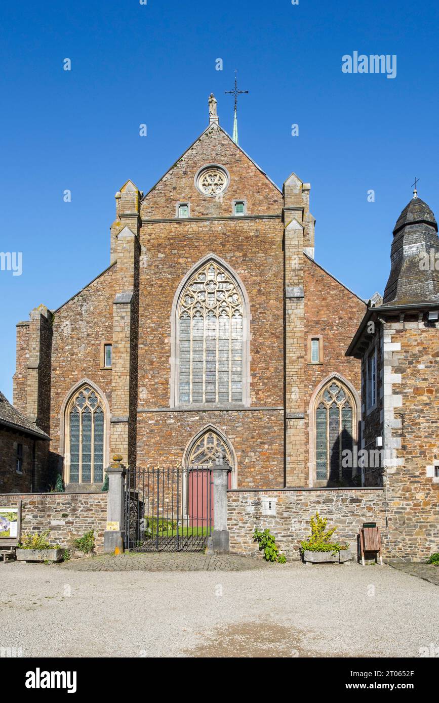 Abbazia di Val-Dieu, ex monastero cistercense nella valle di Berwinne vicino Aubel, Pays de Herve, provincia di Liegi, Vallonia, Belgio Foto Stock