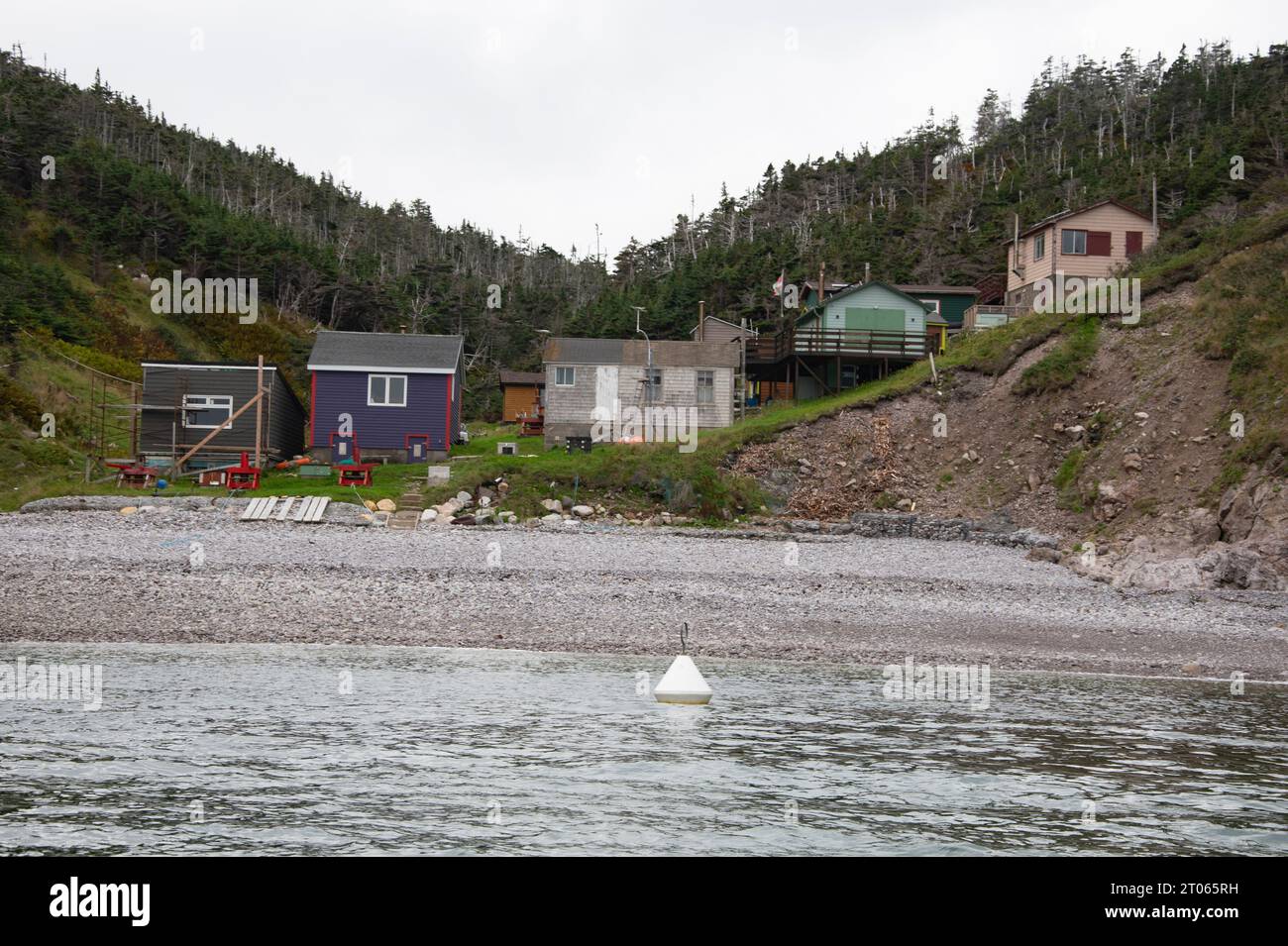 Piccole comunità a Langlade in St. Pierre & Miquelon, Francia Foto Stock