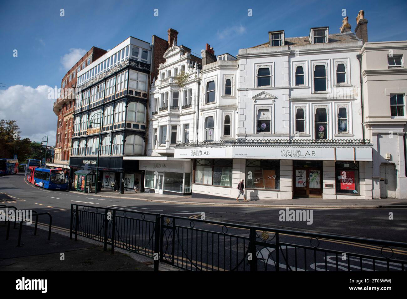 centro di bournemouth nel 23 settembre Foto Stock