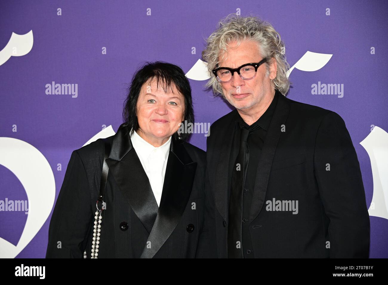 Royal Festival Hall, Londra, Regno Unito. 2 ottobre 2023. BFI 2023: Dalia Ibelhauptaite e Dexter Fletcher partecipano a Saltburn - Opening Night Gala, Londra, Regno Unito. Credito: Vedere li/Picture Capital/Alamy Live News Foto Stock