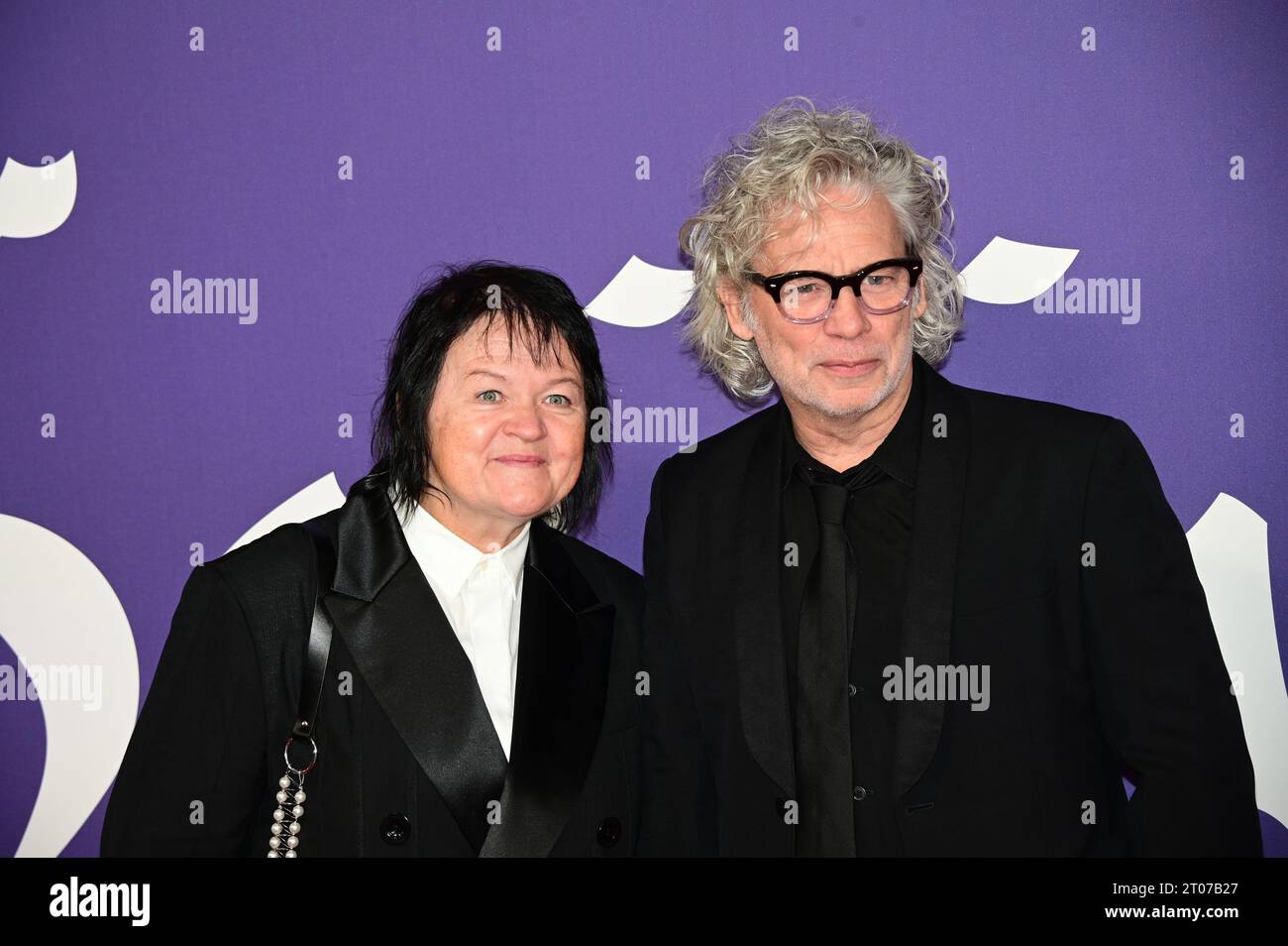 Royal Festival Hall, Londra, Regno Unito. 2 ottobre 2023. BFI 2023: Dalia Ibelhauptaite e Dexter Fletcher partecipano a Saltburn - Opening Night Gala, Londra, Regno Unito. Credito: Vedere li/Picture Capital/Alamy Live News Foto Stock