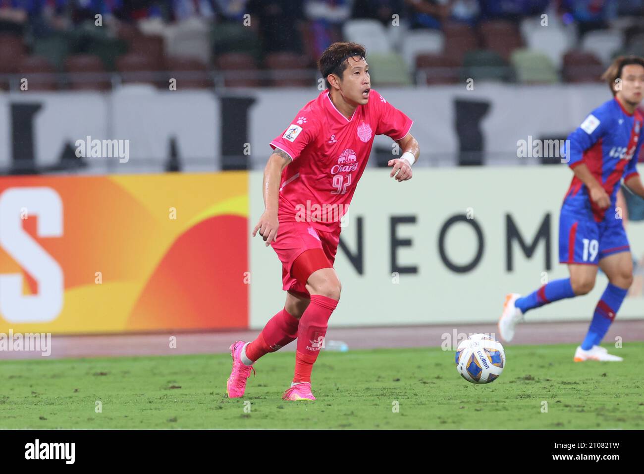 Tokyo, Giappone. 4 ottobre 2023. Kim min-Hyeok (Buriram United) calcio/calcio : AFC Champions League 2023-24 fase a gironi tra Ventforet Kofu - Buriram United al Japan National Stadium di Tokyo, Giappone . Crediti: YUTAKA/AFLO SPORT/Alamy Live News Foto Stock