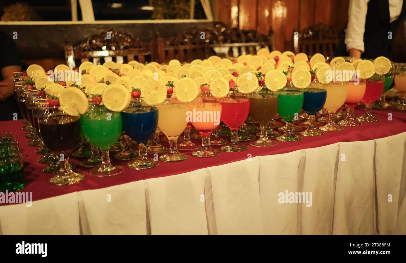 cocktail, alcol, margarita Foto Stock