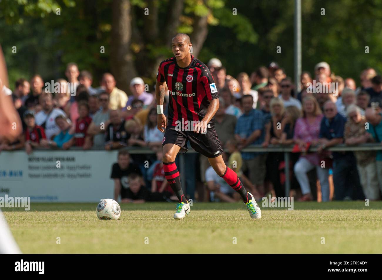 Fußball Testspiel Eintracht Frankfurt - VFR Aalen in Frankfurt am Main, Deutschland am 13.07.2013 Foto Stock