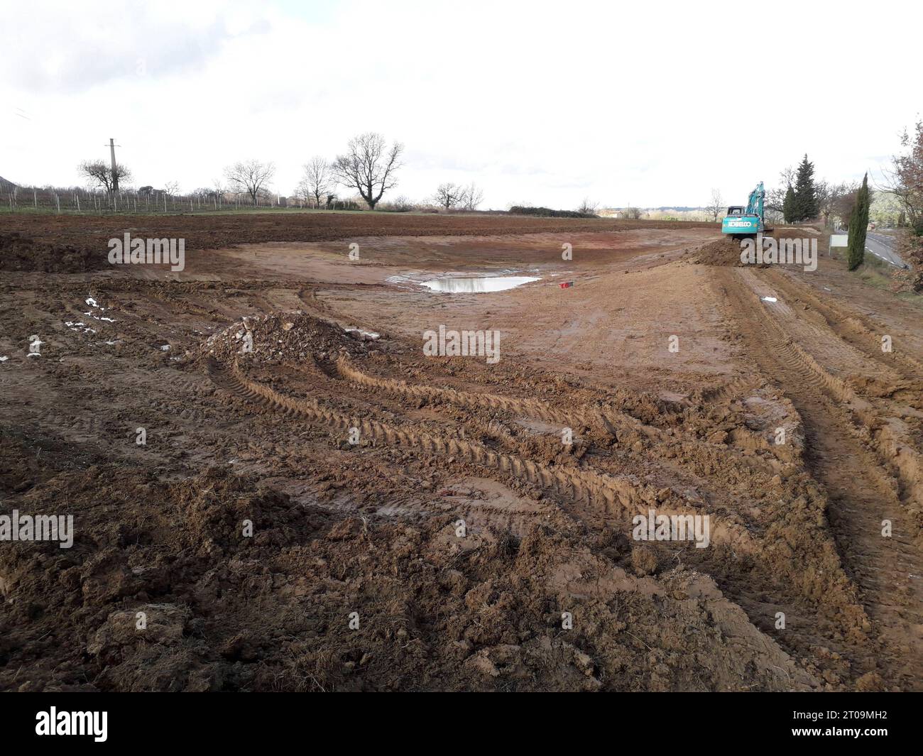Costruzione di laghetti per la progettazione di giardini acquatici stagno e paesaggio naturale credito: Imago/Alamy Live News Foto Stock