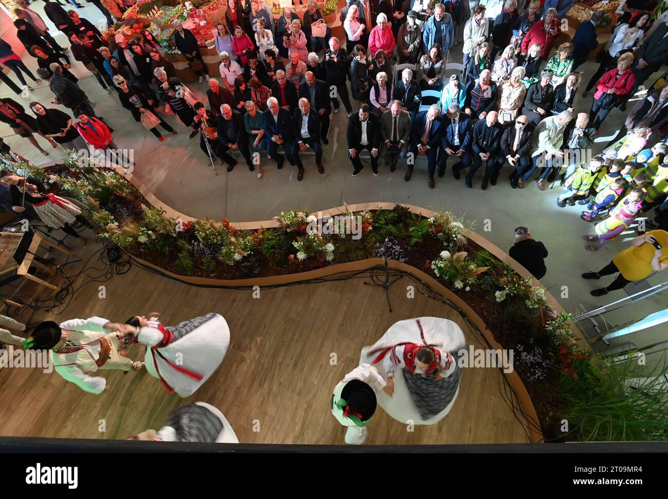 Olomouc, Repubblica ceca. 5 ottobre 2023. Inizio della mostra internazionale Flora Olomouc - Hortikomplex, che durerà fino all'8 ottobre a Olomouc, Repubblica Ceca, 5 ottobre 2023. Crediti: Ludek Perina/CTK Photo/Alamy Live News Foto Stock