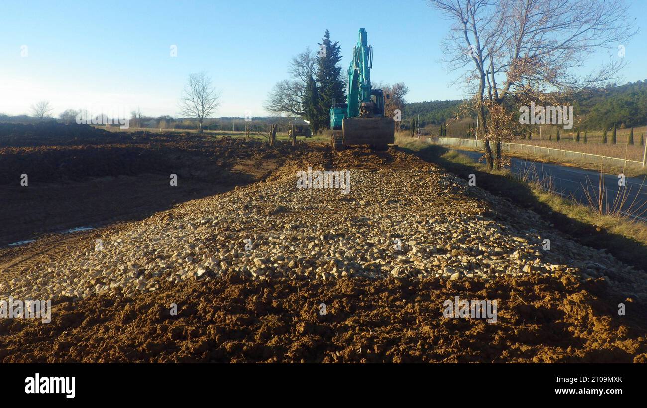 Costruzione di laghetti per la progettazione di giardini acquatici stagno e paesaggio naturale credito: Imago/Alamy Live News Foto Stock