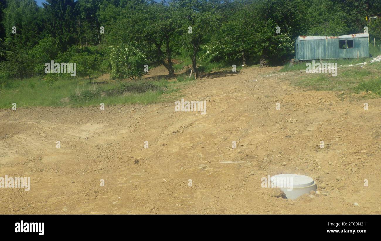 Costruzione di laghetti per la progettazione di giardini acquatici stagno e paesaggio naturale credito: Imago/Alamy Live News Foto Stock