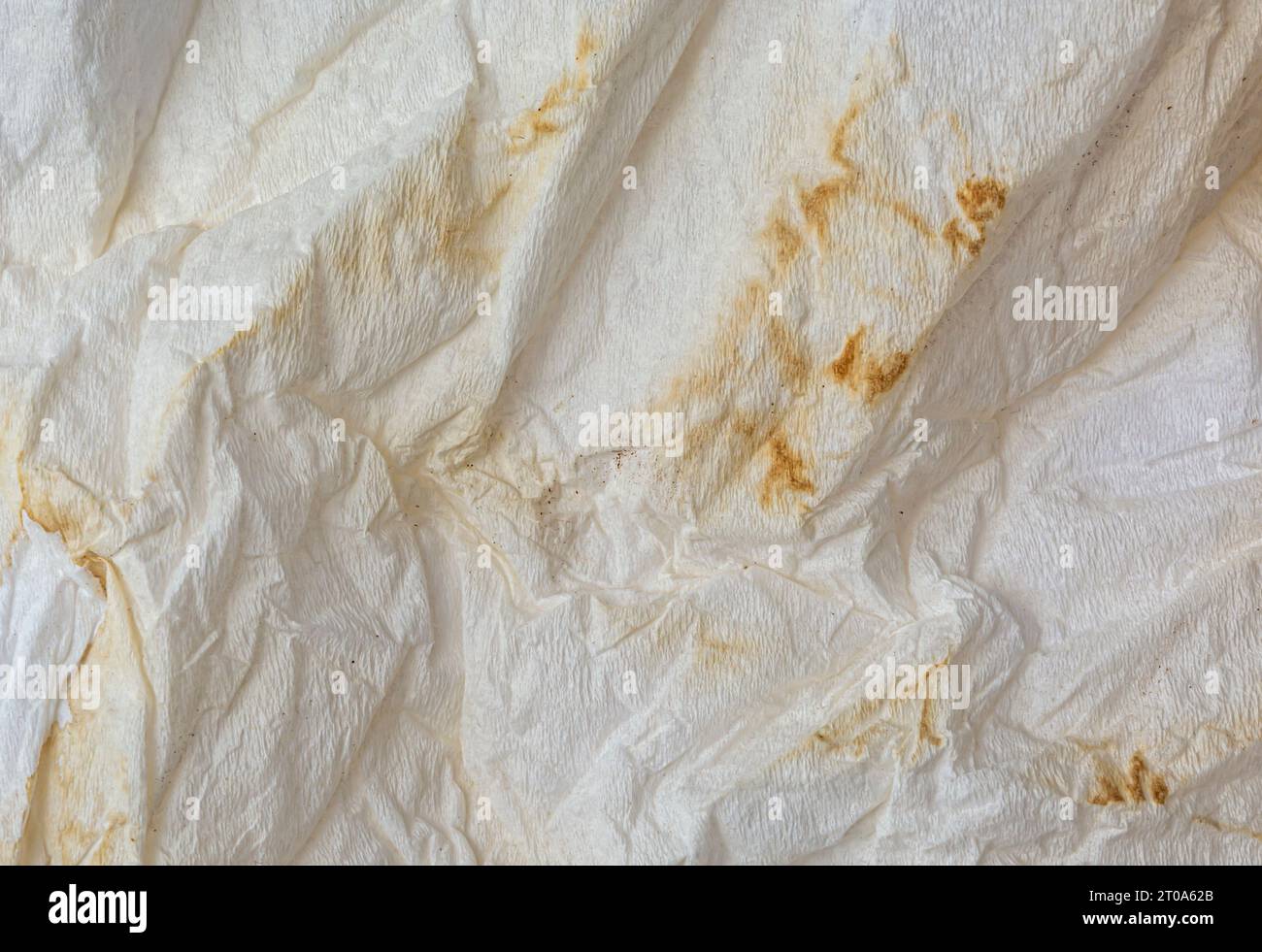 macchie di caffè su carta, consistenza, sfondo. Foto di alta qualità Foto Stock