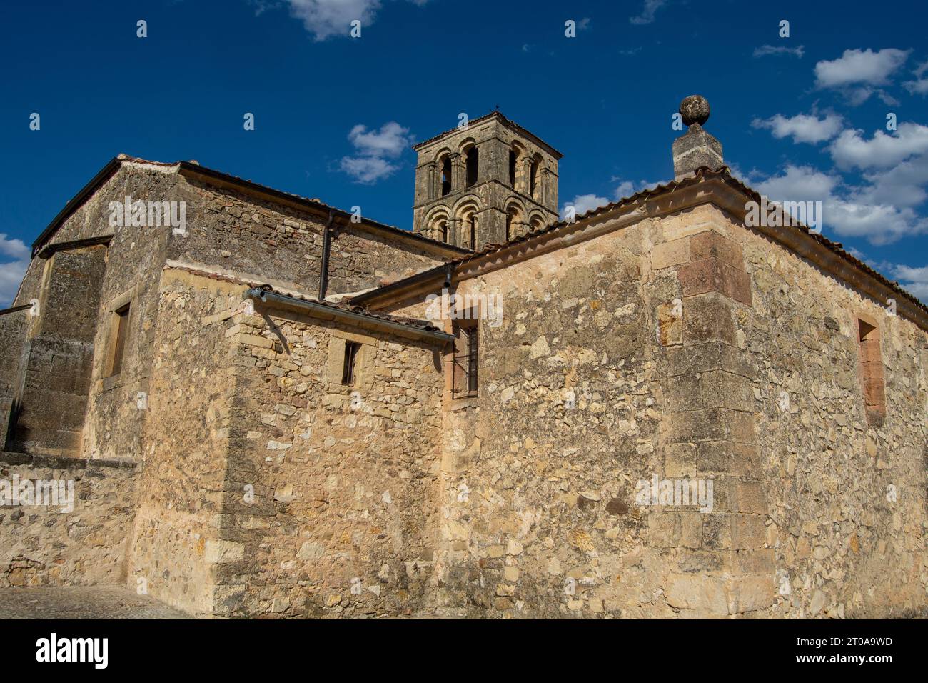 Iglesia de San Juan Bautista en Pedraza Foto Stock