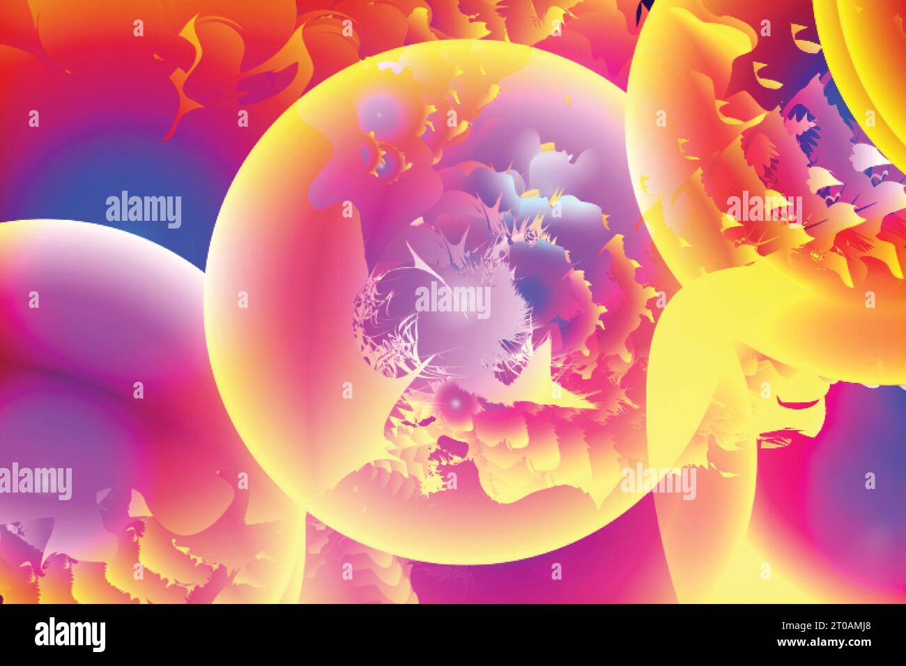 colore giallo sfumato creativo che mescola eccessivamente il design di sfondo Illustrazione Vettoriale