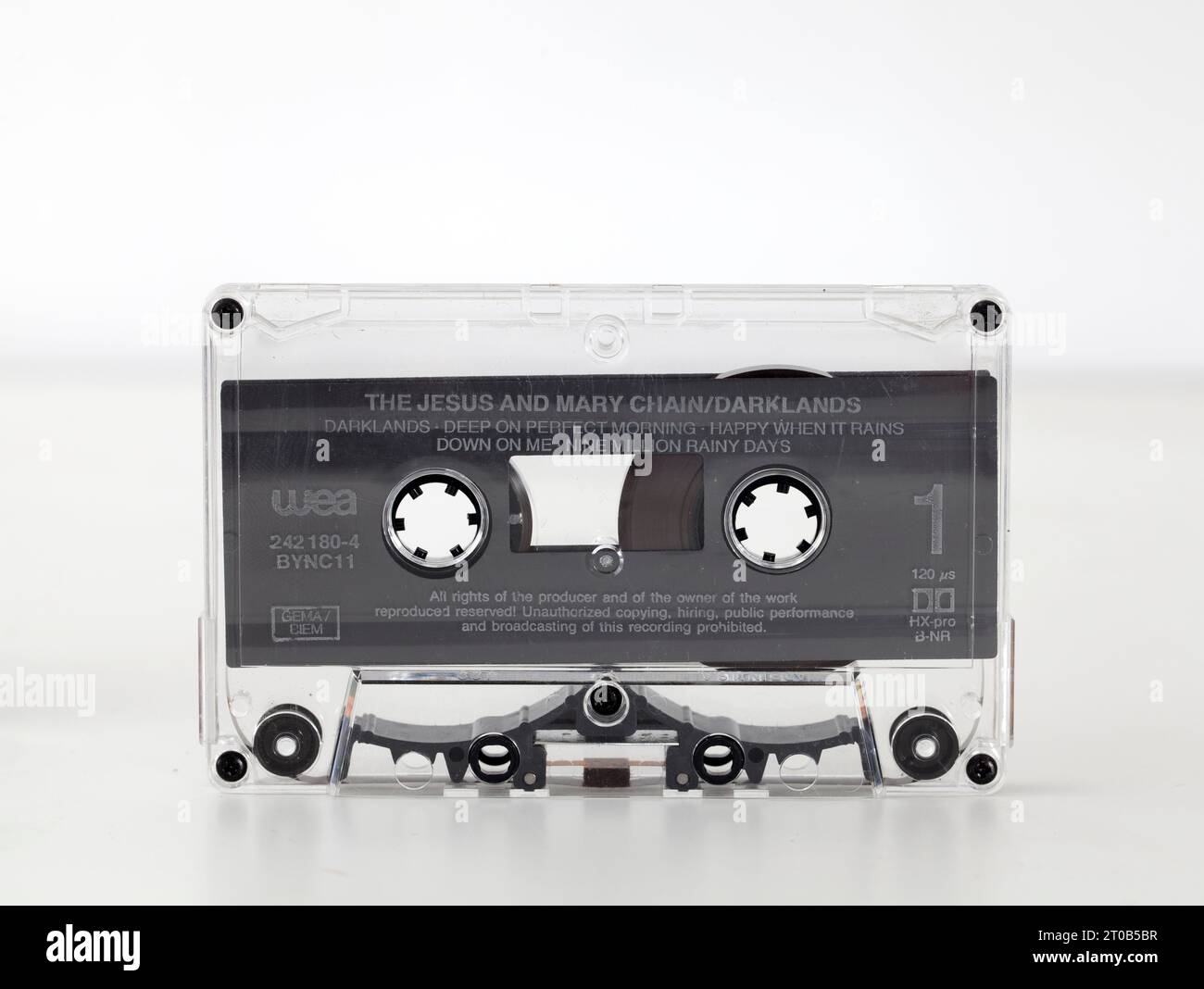 Jesus and the Mary Chain DARKLANDS Music cassette Foto Stock