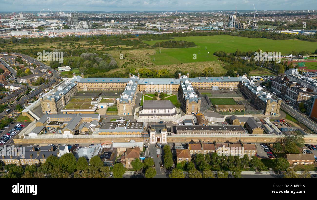 Wormwood Scrubs Prison a West London. Foto Stock