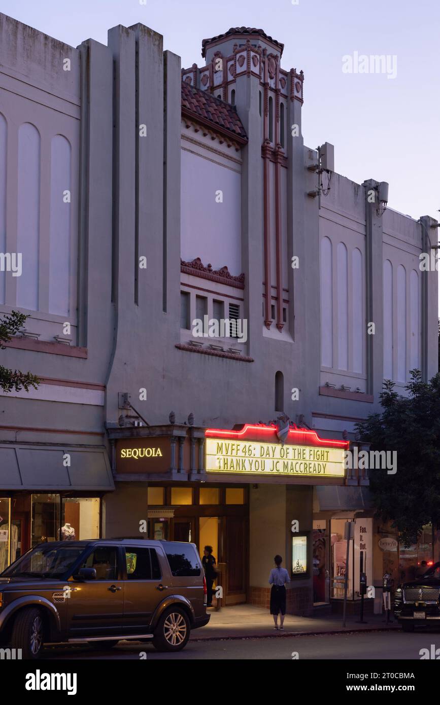 Mill Valley, Stati Uniti. 5 ottobre 2023. Atomsphere alla prima serata di apertura di "Day of the Fight" del 2023 Mill Valley Film Festival all'Outdoor Art Club il 5 ottobre 2023 a Mill Valley, California. Foto: Picture Happy Photos/imageSPACE for MVFF Credit: Imagespace/Alamy Live News Foto Stock