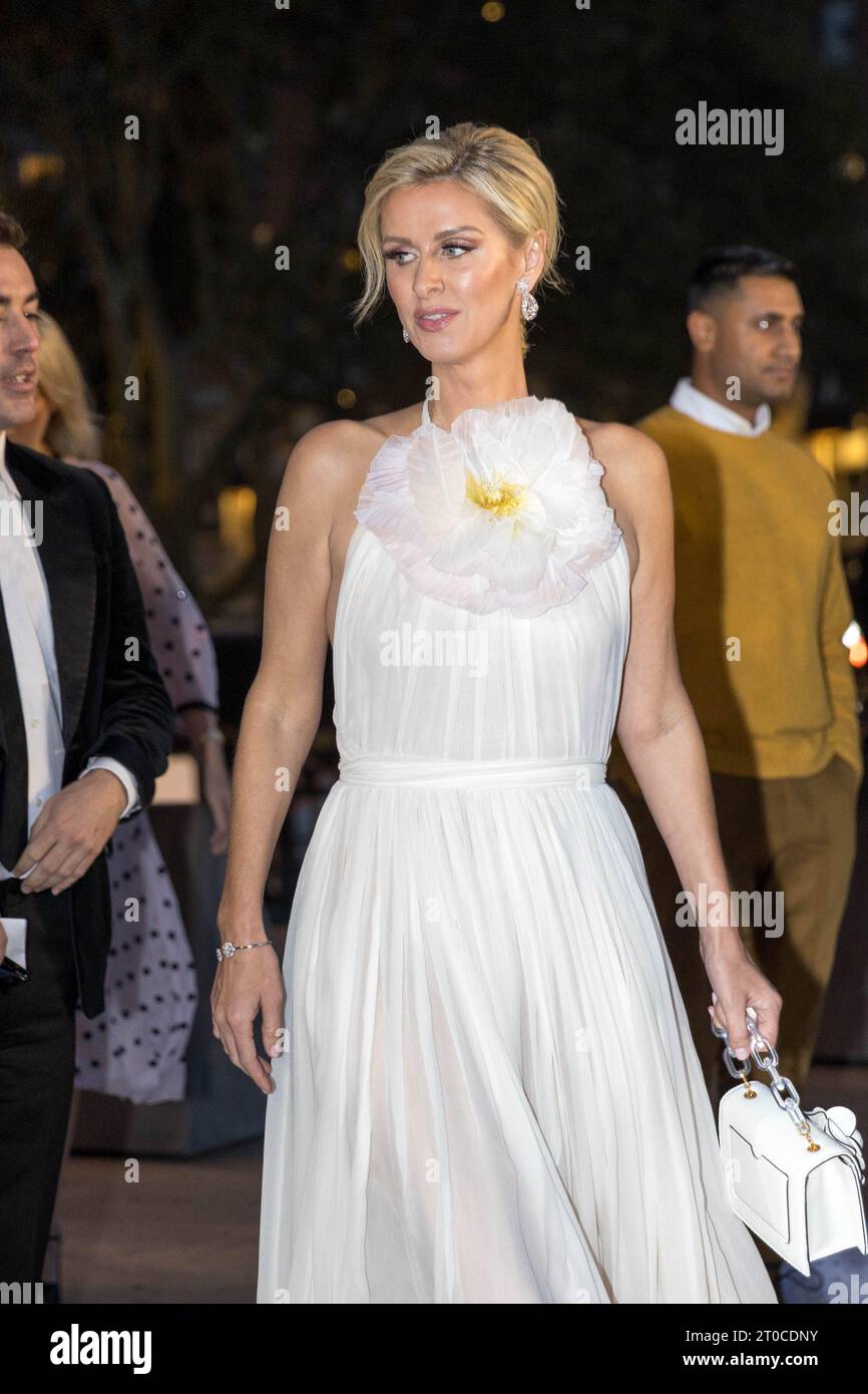 Nicky Hilton Rothschild è visto arrivare al Gala autunnale del New York City Ballet del 2023 che celebra il 75 ° anniversario del New York City Ballet al David H. Koch Theatre al Lincoln Center il 5 ottobre 2023 a New York City. Credito: Brazil Photo Press/Alamy Live News Foto Stock