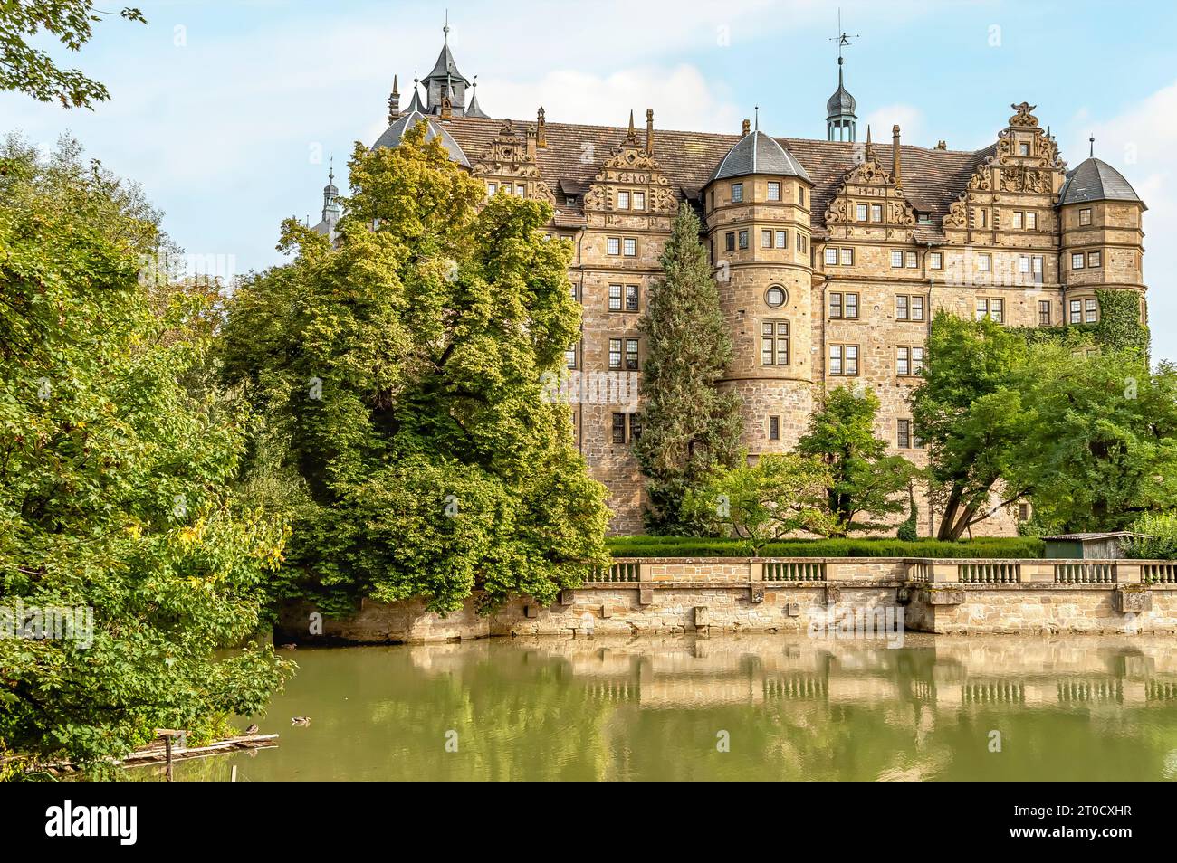 Castello Neuenstein a Baden Wuertemberg, Germania Foto Stock