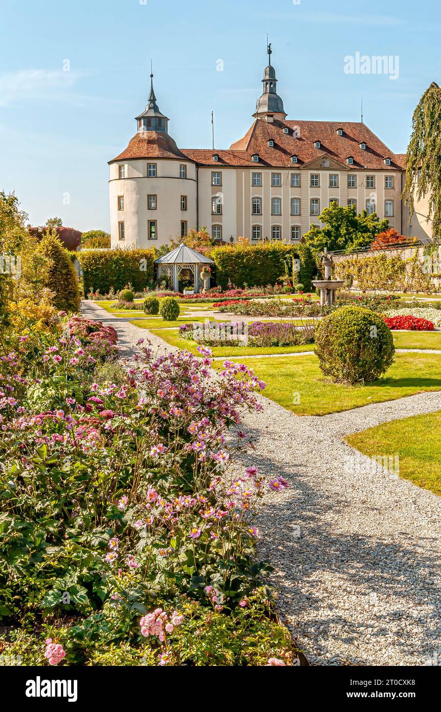 Castello Langenburg A Baden Wuertemberg, Germania Meridionale Foto Stock