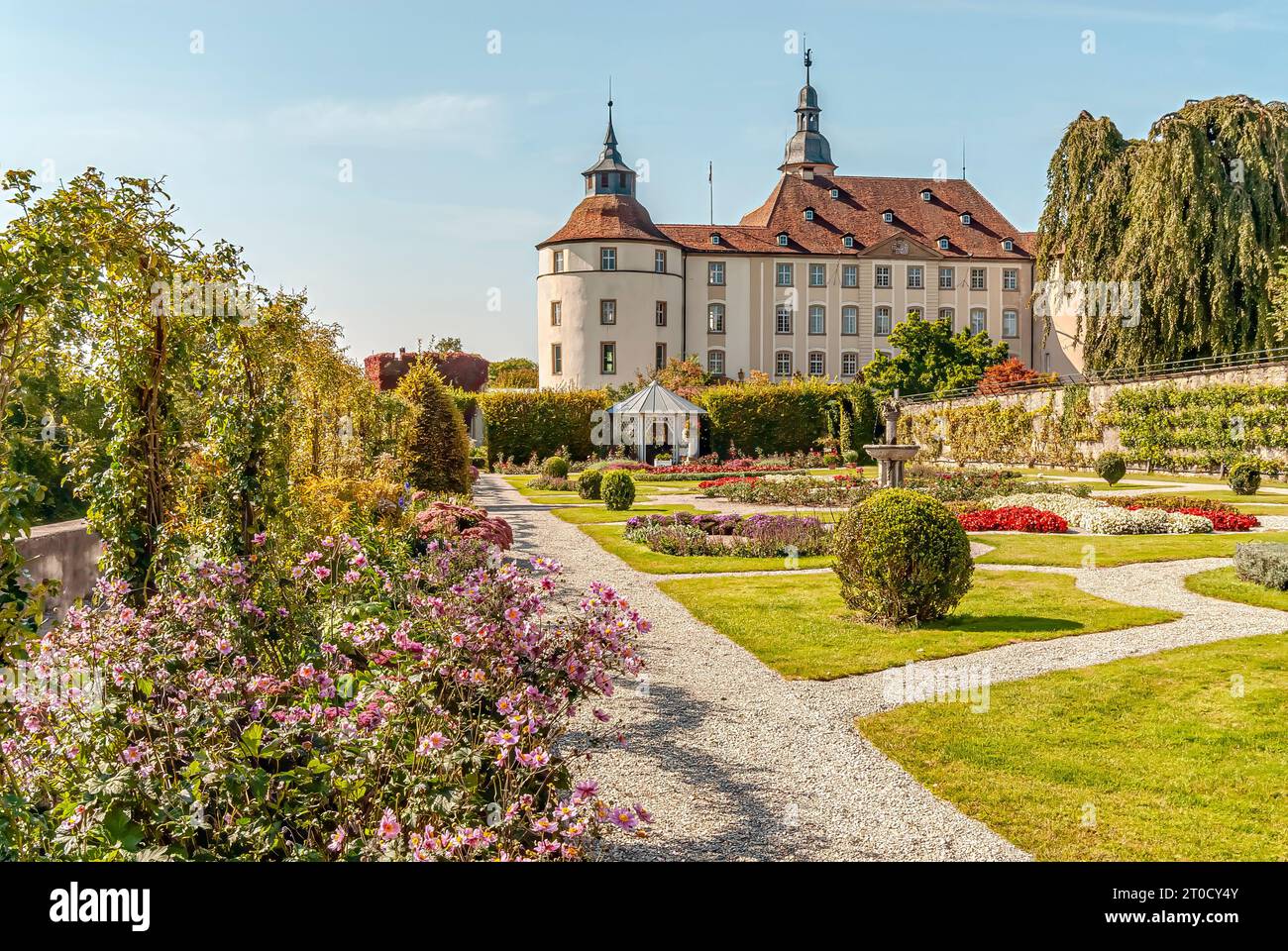 Castello Langenburg A Baden Wuertemberg, Germania Meridionale Foto Stock