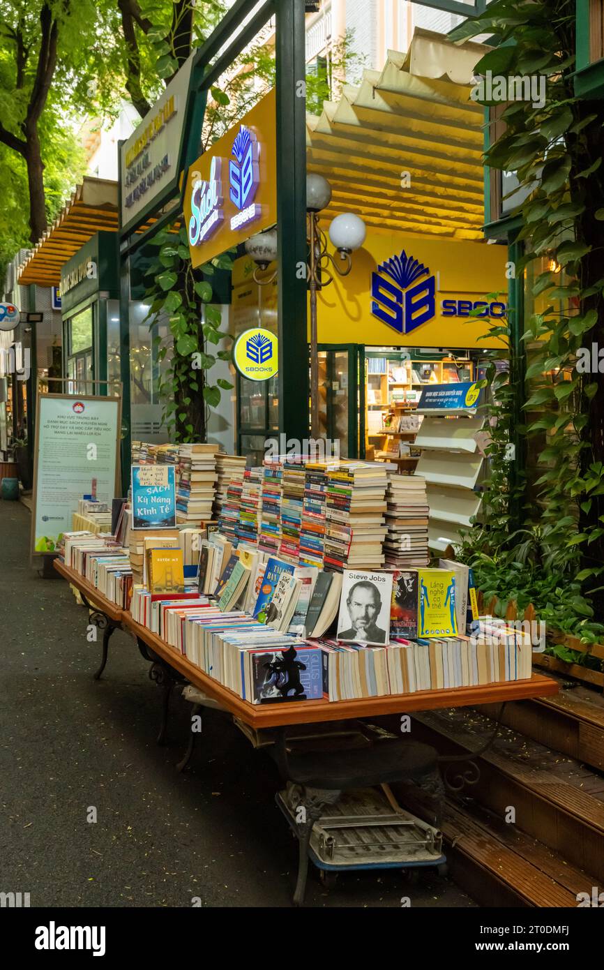 Book Street, ho chi Minh City, Vietnam Foto Stock