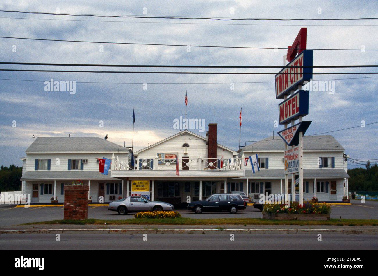 Twin City Motel Bangor Maine USA Foto Stock