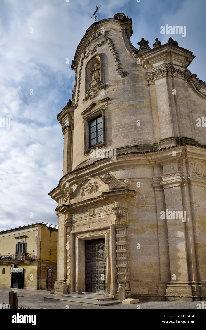 Matera (Italia, Basilicata, provincia di Matera). chiesa del Purgatorio Foto Stock