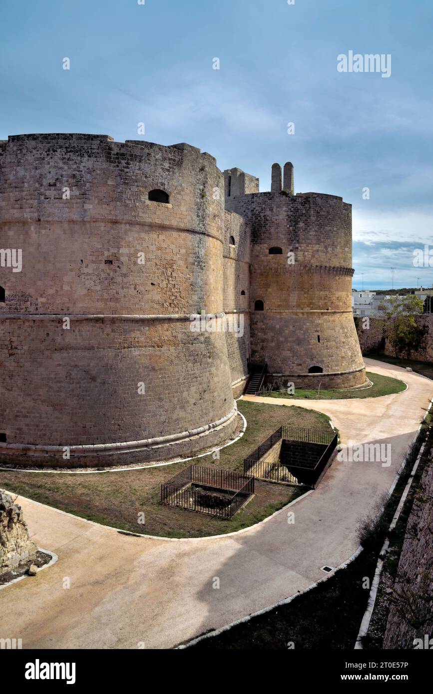 Castello aragonese di Otranto (Italia, Puglia, provincia di Lecce) Foto Stock