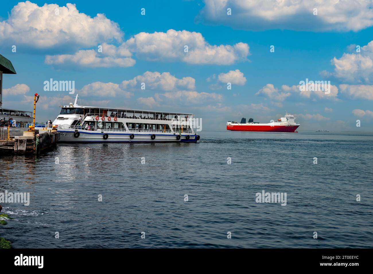Vista sulla città di smirne, Turchia Foto Stock